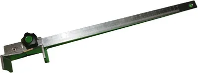 Produktbild von FREUND Lattenmaß 40 cm aus Aluminium, einstellbar mit Metallgravur-Messskala