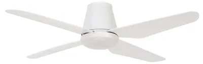Produktbild von Deckenventilator mit LED Beleuchtung und Fernbedienung Airfusion Aria CTC Weiß 122 cm