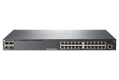 Obrázok produktu pre HPE Aruba Networking Aruba 2540 24G PoE+ 4SFP+, Riadený, L2, Gigabit Ethernet (10/100/1000), Podpora napájania cez Ethernet (PoE), Inštalácia do Racku, 1U