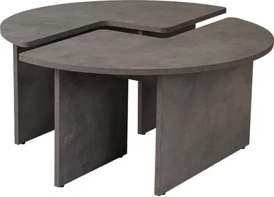 Produktbild von Skye Decor, Moira - Concrete Grey, Couchtisch, Betongrau, 100 % Melaminplatte, 90 x 90 x 41 cm