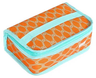 Zdjęcie produktu dla Torba termiczna 3,5L, kolor pomarańczowy, wykonana z tkaniny Oxford 600D, wymiary: 24x15x8 cm