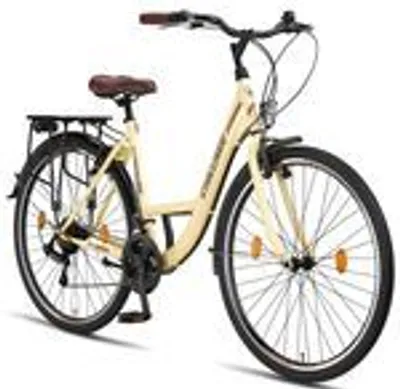 Produktbild von Chillaxx Bike Strada Premium City Bike in 24, 26, 28 Zoll - Fahrrad für Mädchen, Jungen, Herren und Damen - 21 Gang-Schaltung - Hollandfahrrad Citybike