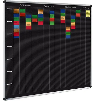 Produktbild von Planrecord Stecktafel 200x127cm 106 Steckbahnen