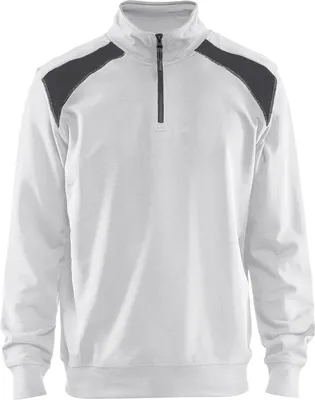 Produktbild von Blakläder® Sweater mit Half-Zip 2-farbig 3353 1158 in div. Farben, Farbe:schwarz/gelb, Größe:XS