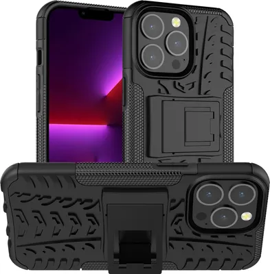 Immagine prodotto di Copertura esterna per Apple iPhone 13 Pro Custodia Hybrid Armor Cover robusta copertura protettiva