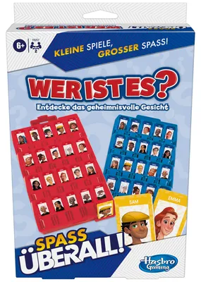 Produktbild von Hasbro Spiel Wer ist es Spass überall