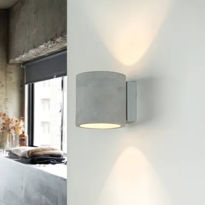 Produktbild von Wandleuchte Up Down Grau G9 Beton Modern Wandlampe