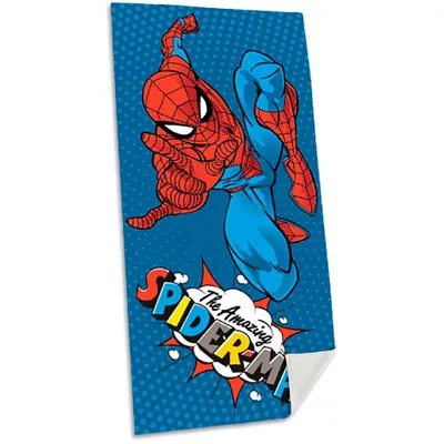 Immagine prodotto di Spiderman Strandlaken 70x140 cm Blauw/Katoen