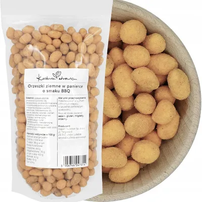 Produktbild von Erdnüsse im BBQ 500g Teigmantel Barbecue Snack Party Knabberei