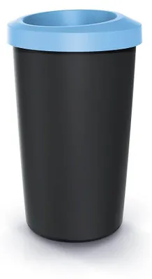 Obrázek produktu pro Odpadkový koš Prosperplast COMPACTA R DROP – objem: 45 l, barva: světle modrá