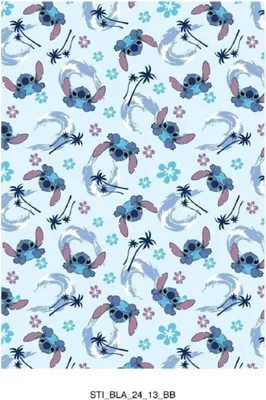 Obrázok produktu pre Súprava prikrývok Lilo & Stitch 110x150 cm - Huňatá prikrývka