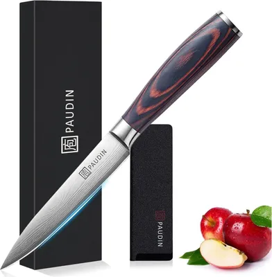 Zdjęcie produktu dla Nóż szefa kuchni uniwersalny profesjonalny 13 cm ostry nóż szefa kuchni z niemieckiej stali nierdzewnej z ergonomiczną rękojeścią