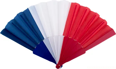 Produktbild von Frankreich-Fächer blau/weiß/rot - Einheitsgröße