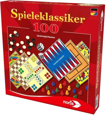 Produktbild von Noris Spiele, Spieleklassiker - 100 Spielmöglichkeiten, 606111686