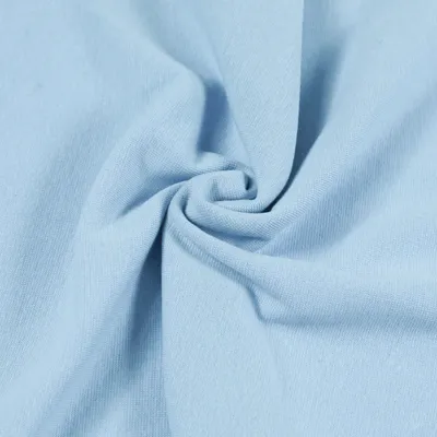 Bündchenstoff elastisch hellblau