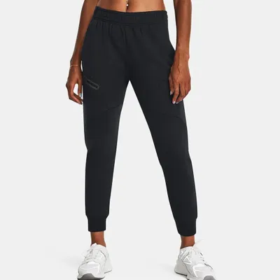 Produktbild von Damen-Jogginghose UNDER ARMOUR UNSTOPPABLE FLC JOGGER 1379846-001 SCHWARZ Größe: M