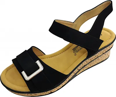 Image de Sandales femme Post Xchange noir, taille 39