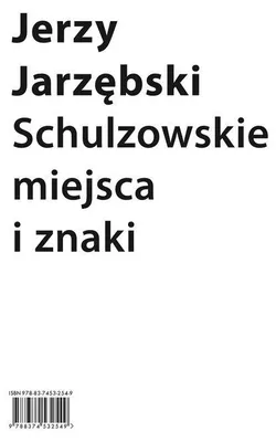 Productafbeelding van Schulzowskie miejsca i znaki