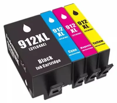 4er-Set 912XL Tintenpatronen für HP OfficeJet Pro 8022/8023/8024/8025