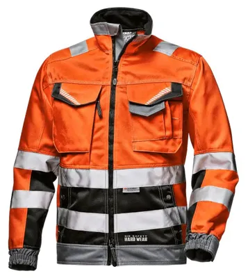 Obrázok produktu pre Výstražná vesta Sir Safety RUSH s reflexnými pruhmi, vodoodpudivá, EN ISO 20471 trieda 3, M+, HI-VIS-ORANŽOVÁ