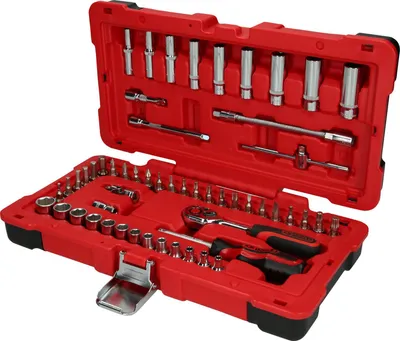 Produktbild von KS Tools 1/4 CHROMEplus Steckschlüssel-Satz, 54-tlg