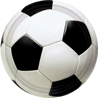 Produktbild von amscan 557040 Motivteller Fussball - Ø 23 cm, 8 Stück