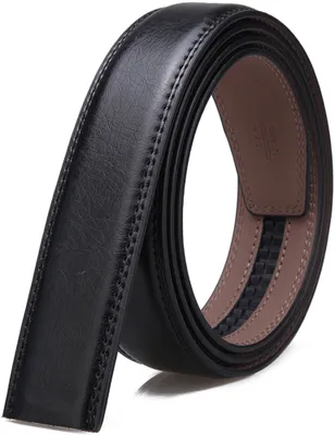 Produktbild von SAMTOBELY Herren Gürtel Ratsche Automatik Gürtel für Männer 35mm Breit Ledergürtel, 1 3/8" Ohne Schnalle