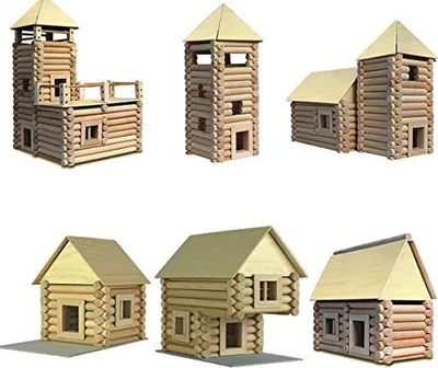 Produktbild von Walachia Vario XL Holzbausteine Holz Baukasten Modellbau Set 184 Teile