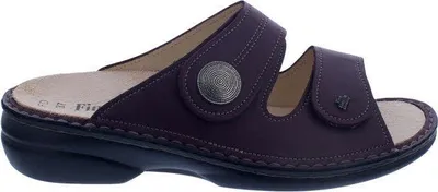 Produktbild von Finn Comfort Sansibar Pantolette, Classic - Linie, Bordo (Rot), Glattleder, Wechselfußbett 39