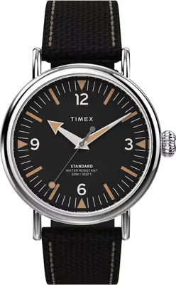 Produktbild von Timex Armbanduhr Herren Waterbury Standard Silber/Schwarz TW2V44000UK