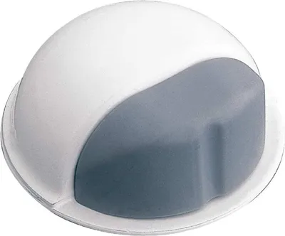 Produktbild von Selbstklebender Bodentürstopper diverse Ausführungen Türpuffer Türstopper aus Metall Türschutz Weiß