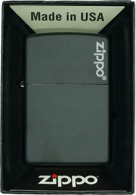 Produktbild von Zippo Schwarz Matt Feuerzeug 218Zl / 60001203