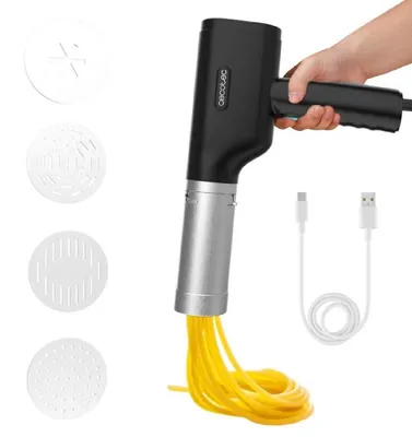Obrázok produktu pre Stroj na výrobu cestovín a churros s výkonom 40 W a kapacitou 200 gramov.