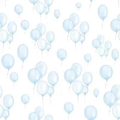 Produktbild von ti-flair Serviette Petit Ballons bleu 33x33cm