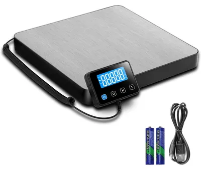 Productafbeelding van Digitale pakketweegschaal, 100 kg capaciteit, LCD met hold/tarra-functie