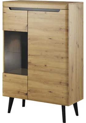 Obrázok produktu pre Vitrína NARDI 05 dub artisan / čierna