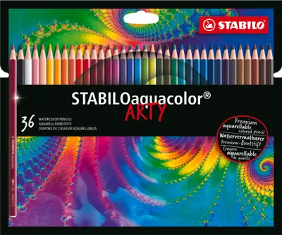Produktbild von STABILO Aquarell-Buntstift - aquacolor - ARTY - 36er Pack - 36 verschiedene Farben