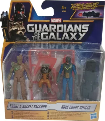 Immagine prodotto di Guardiani della Galassia Guardiani della Galassia - Giocattolo Marvel - Groot & Rock