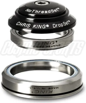 Image de Jeu de direction Chris King DropSet 2 Tapered, roulement en céramique, 1 1/8"-1.5", GripLock, IS42/28.6 |