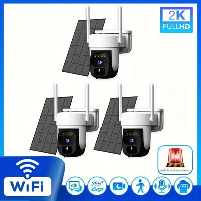Zdjęcie produktu dla Bezprzewodowa kamera monitoringu zewnętrznego z obrotem o 360 stopni, systemem Wi-Fi i rozdzielczością 3MP