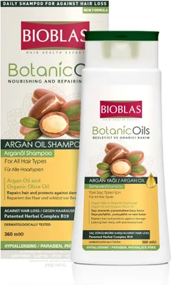 Produktbild von Bioblas Boc Oils - odżywczy szampon arganowy przeciw wypadaniu włosów 360 ml