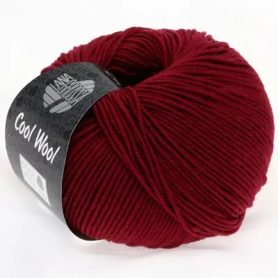 Produktbild von Lana Grossa Cool Wool 2000 468 Weinrot 50g