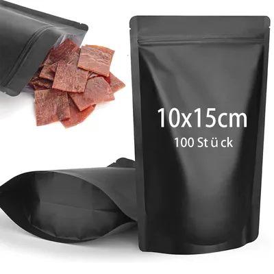 Obrázek produktu pro Omgoods - 100 kusů uzavíratelných fóliových sáčků pro skladování potravin
