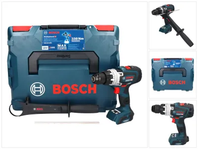 Image de BOSCH Professional 06019J5102 BOSCH Professional GSB 18V-150 C Kit perceuse-visseuse à percussion sans fil 18,0 V, sans batterie