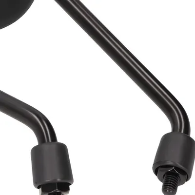 Immagine prodotto di Set di specchietti M8 neri tondi in alluminio 220 mm