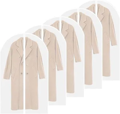 Image de Housses de protection pour vêtements pour hommes, tissu, 60 x 120 cm, lot de 5