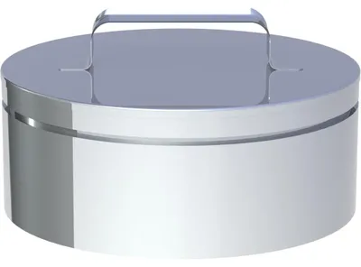 Produktbild von Jeremias DW-ECO 2.0 Verschlussdeckel mit Handgriff für DWECO11 Innendurchmesser 200mm Edelstahl doppelwandig Abgassystem