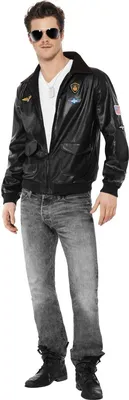 Produktbild von Top Gun Pilotenjacke - Faschingskostüm Herren Größe: S