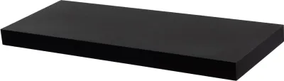 Produktbild von Modernes schwebendes Wandregal – 60 cm – Schwarz