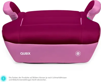 Produktbild von Daliya® QUBIX Kindersitzerhöhung i-Size Autokindersitz 125–150 cm mit Gurtführung, weicher Polsterung & abnehmbarem Bezug, Sitzerhöhung, Kindersitz